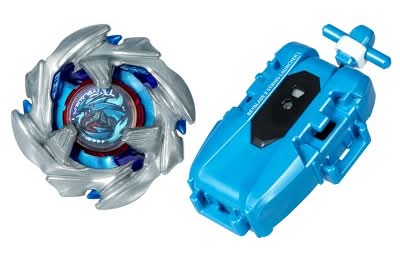 Beyblade X Cobalt Dragoon Left-Spin String Launcher Set 2-60c