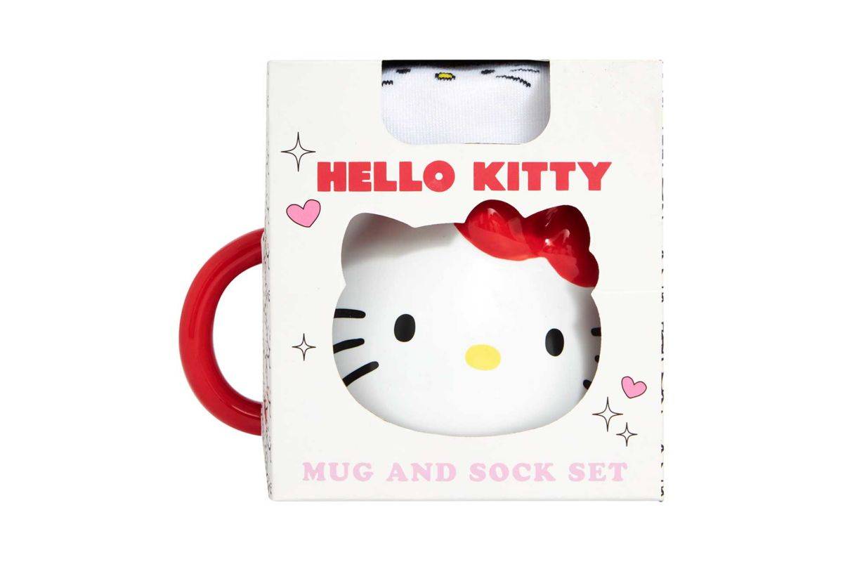 Hello Kitty Mug and Sock Boxed Gift Set