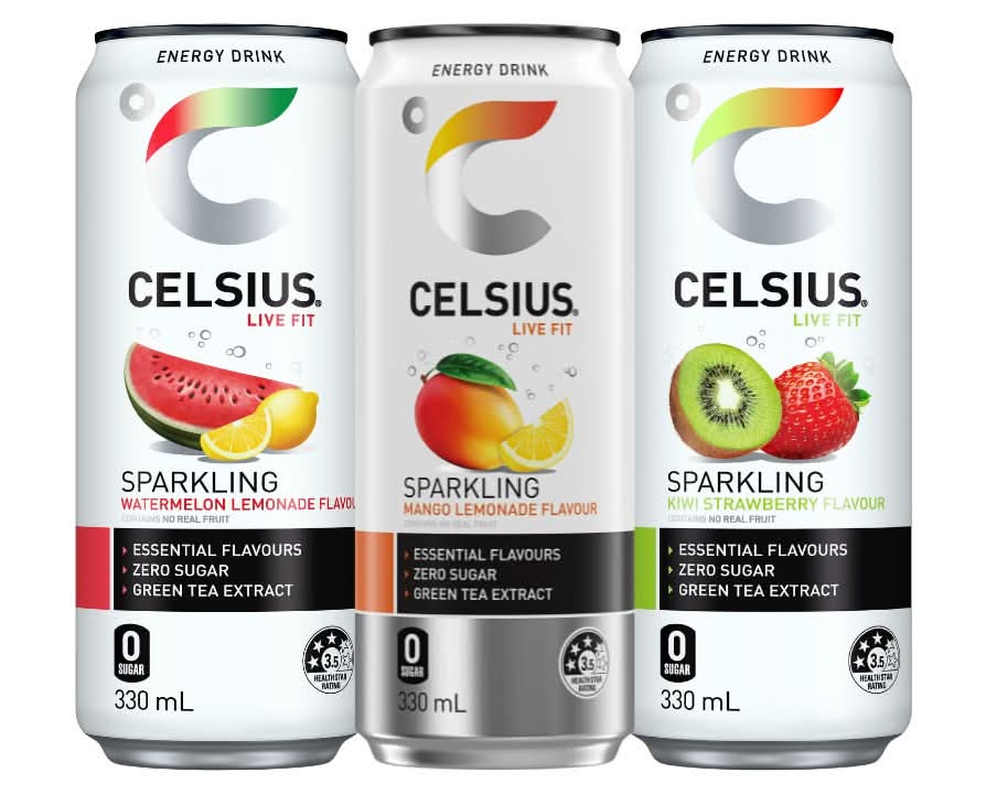 Celsius 330ml - 3 for $15.90