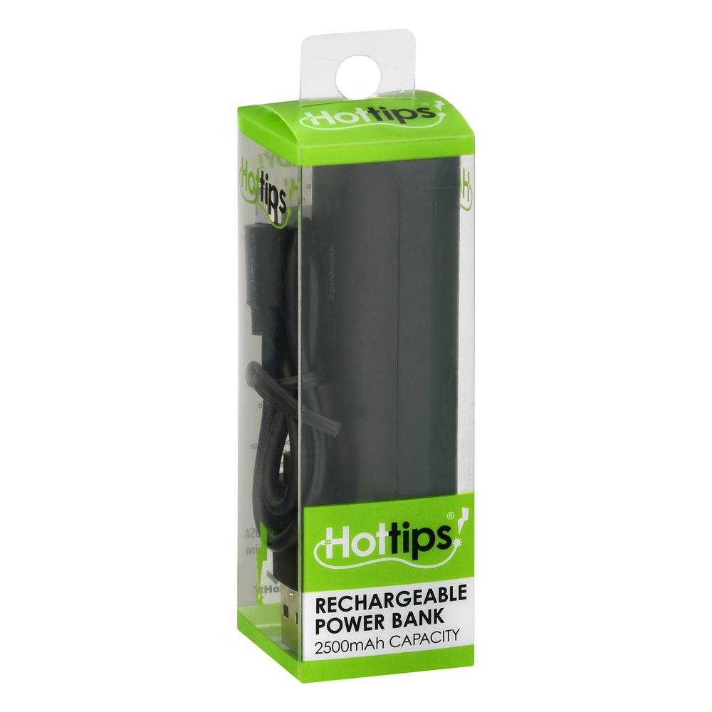 Hottips! 2500Mah Rechargeable Power Bank