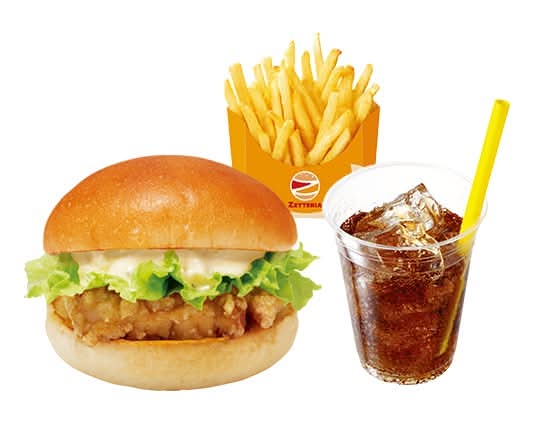 【セット】タルタルチキンバーガーTartar Chicken Burger Set