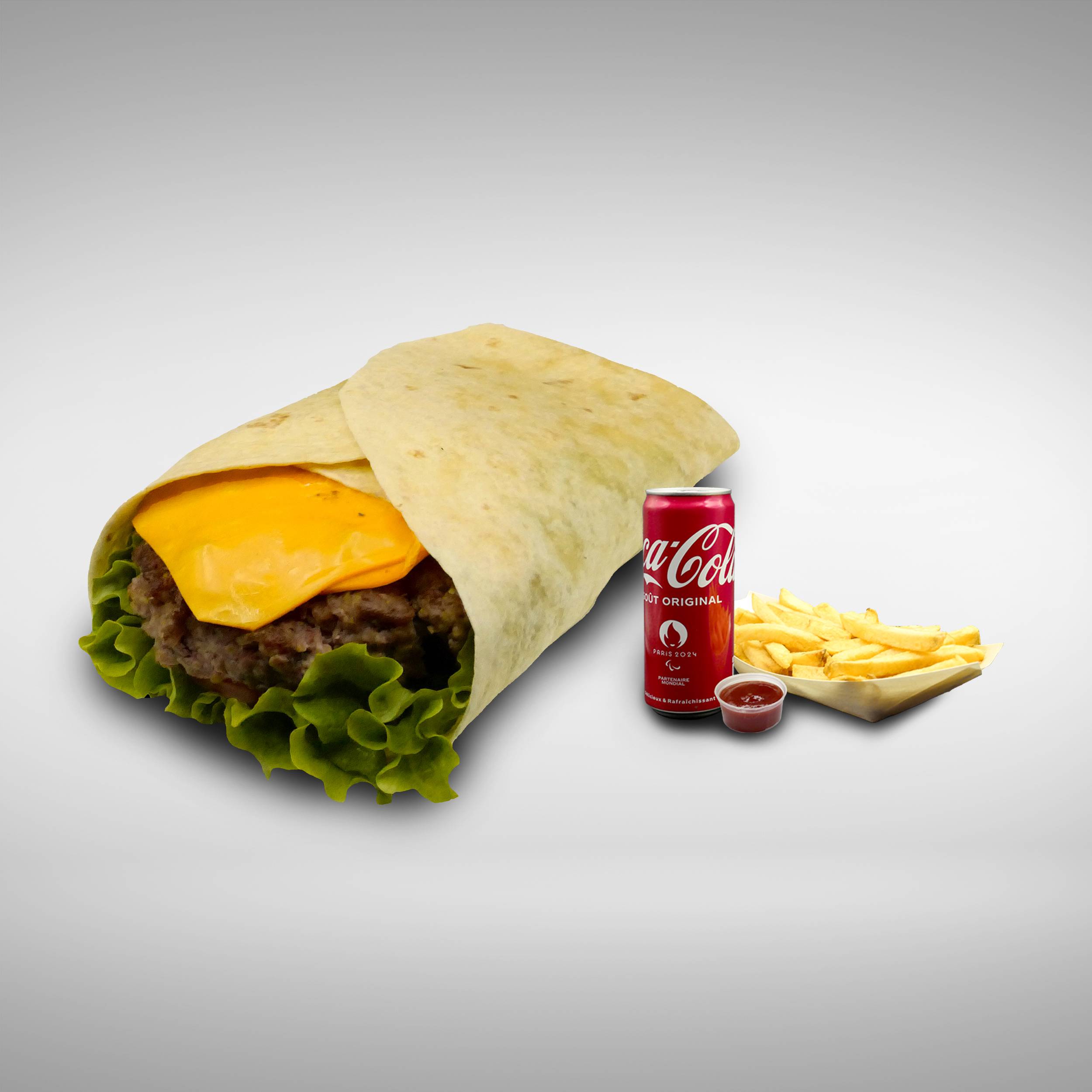 Menu wrap steak