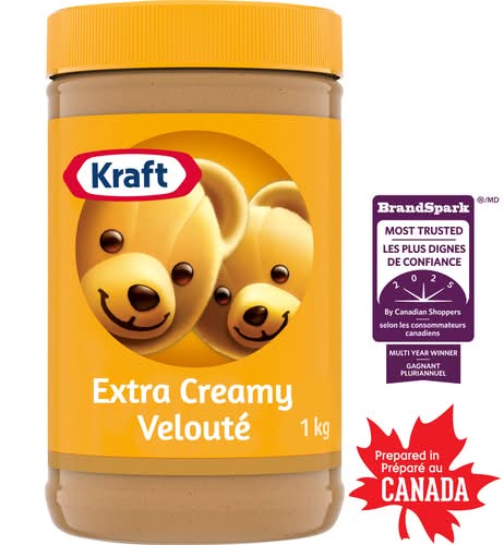 Kraft beurre d'arachide velouté - extra creamy peanut butter