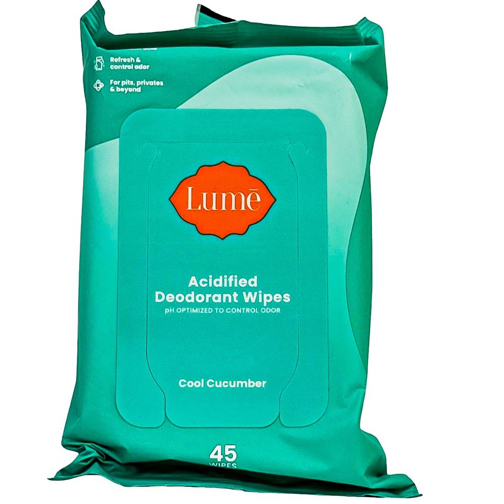 Lume Deo Flushable Wipes Pouch