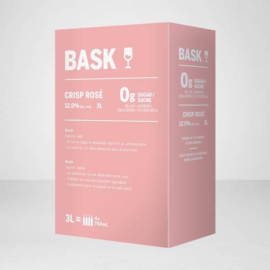 BASK Crisp Rosé 3L (12.0% ABV)