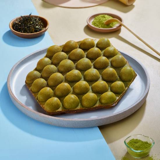 Matcha Red Bean Waffle