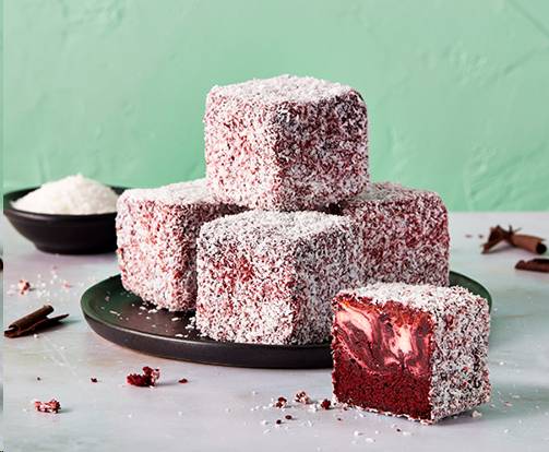 Red Velvet Cheesecake-Lamington Six Pack