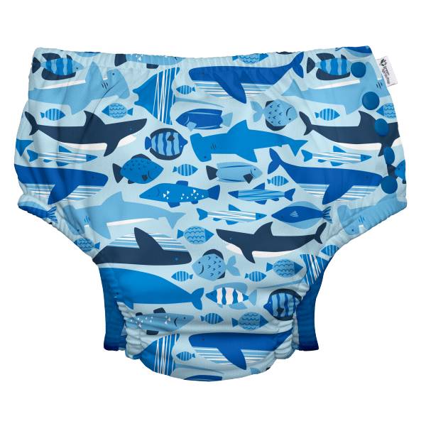 Green Sprouts Eco Snap Swim Diaper Boys, 12 Month