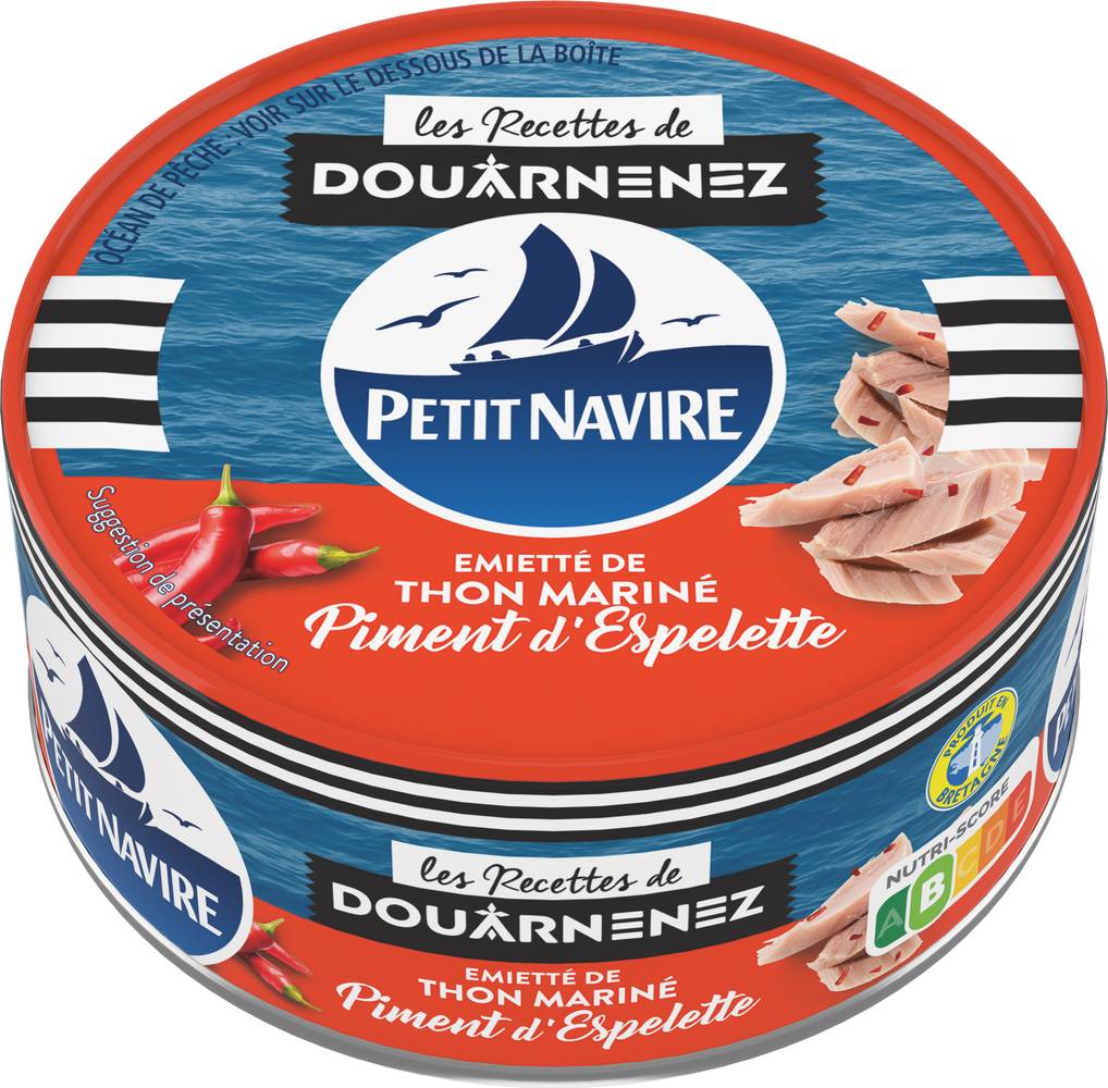 Petit Navire - Émietté de thon mariné piment d'espelette