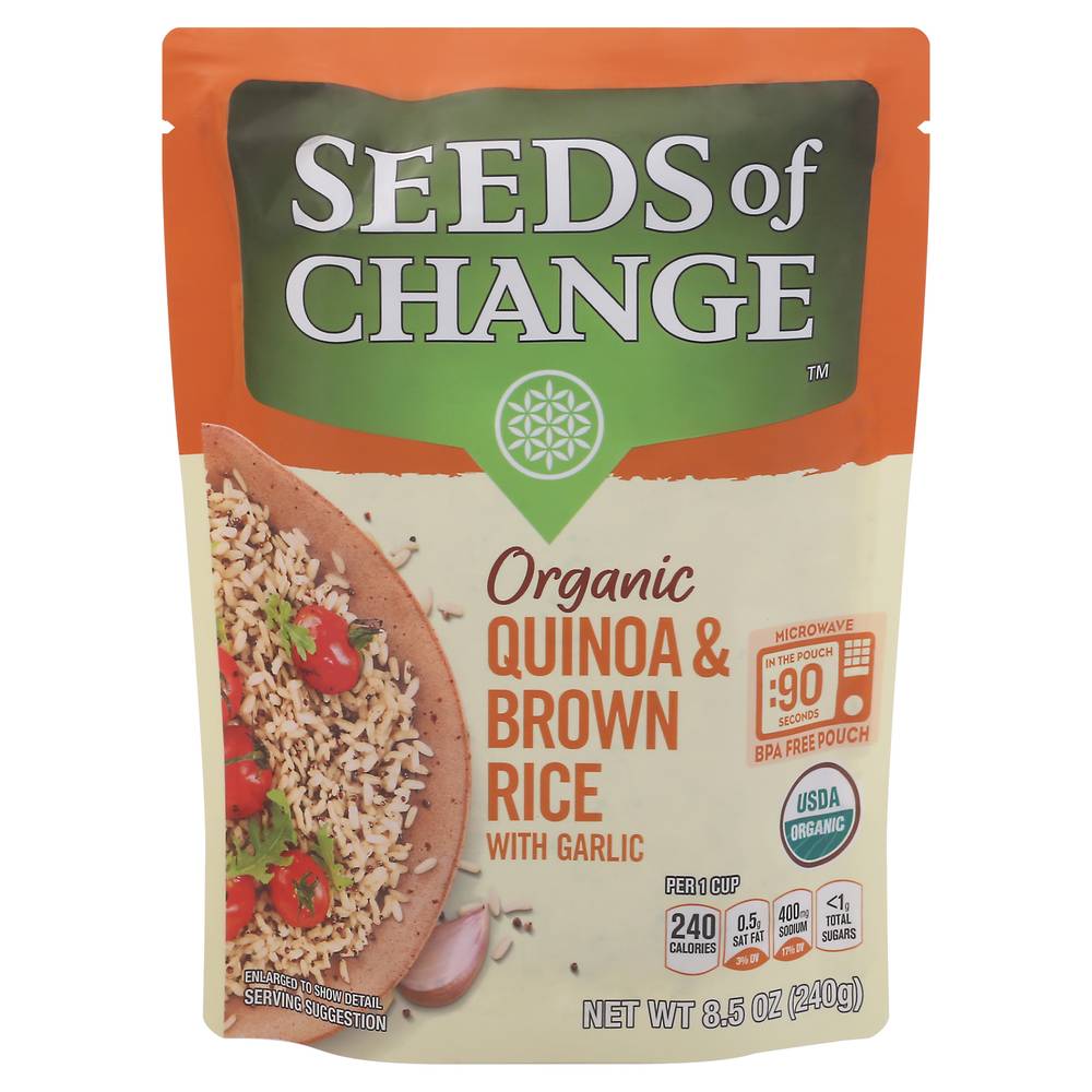 Seeds of Change Organic Quinoa & Brown Rice With Garlic (8.5 oz)