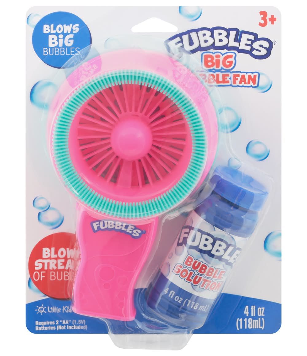 Little Kids Fubbles Big Bubble Fan