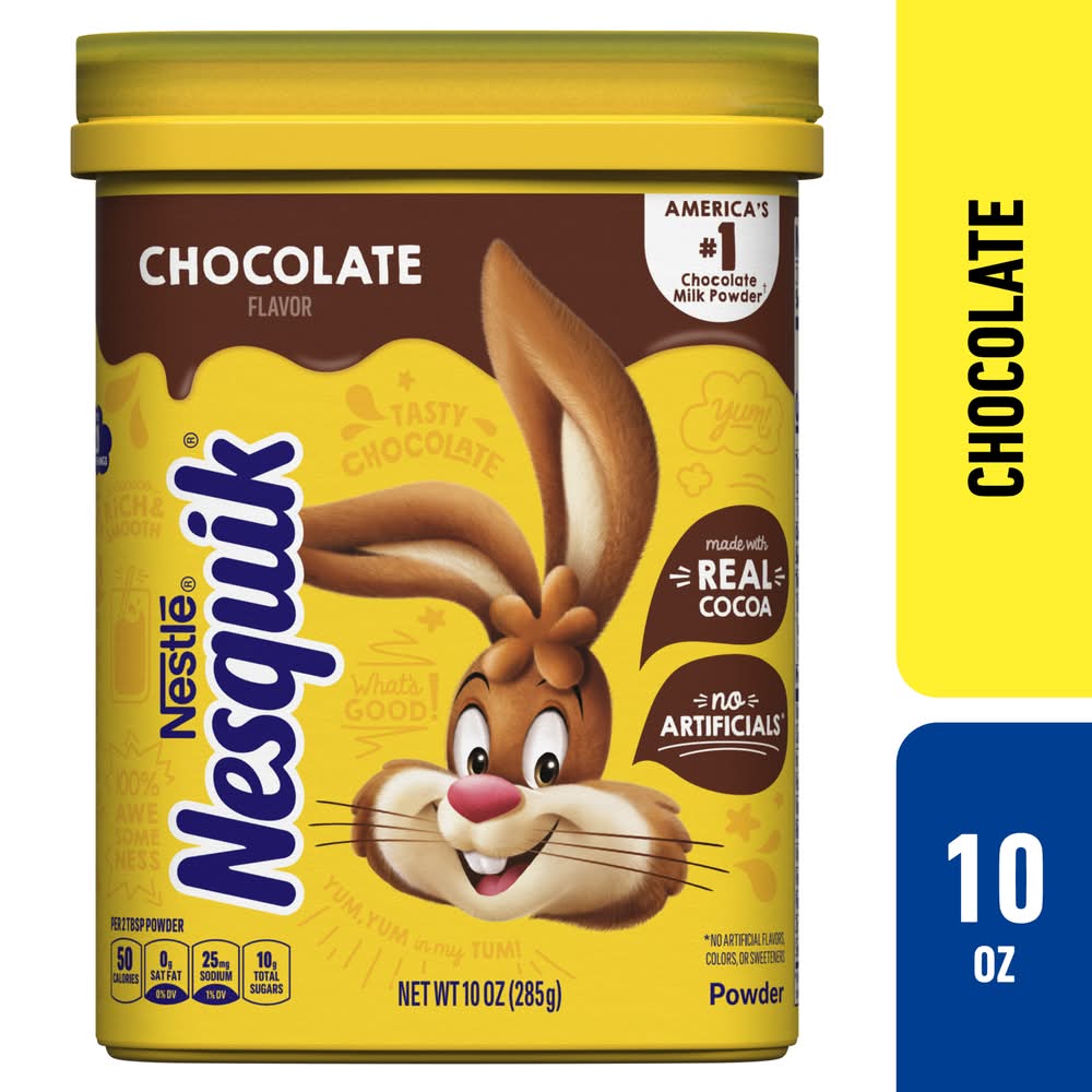 Nesquik Powdered Drink Mix, Chocolate (10 oz)
