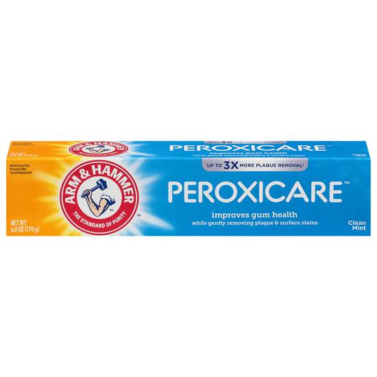Arm & Hammer Peroxicare Deep Clean Fluoride Anticavity Clean Mint Toothpaste
