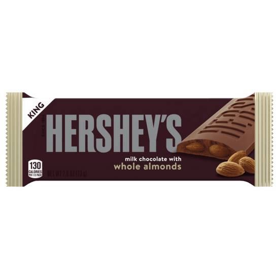 Hershey's Almond Milk Chocolate Bar King 2.6oz