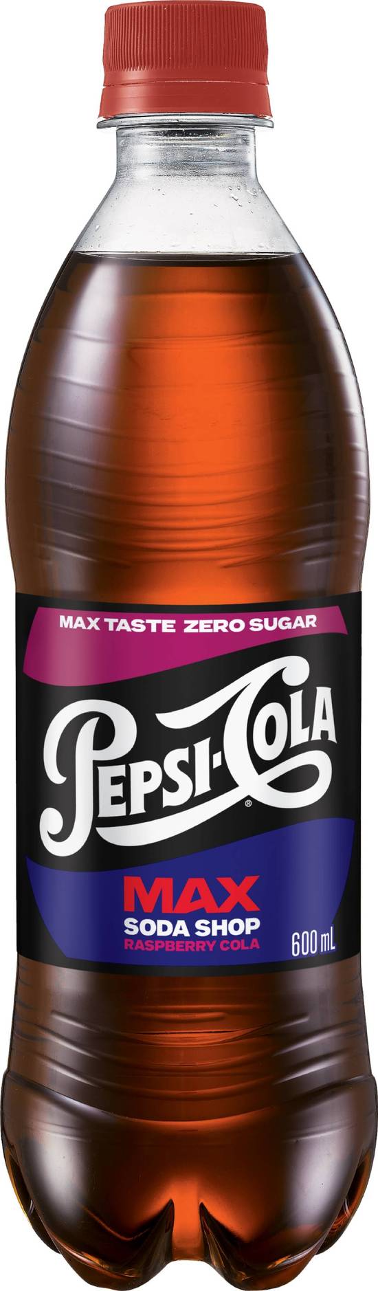 Pepsi Max Soda Shop Raspberry 600ml