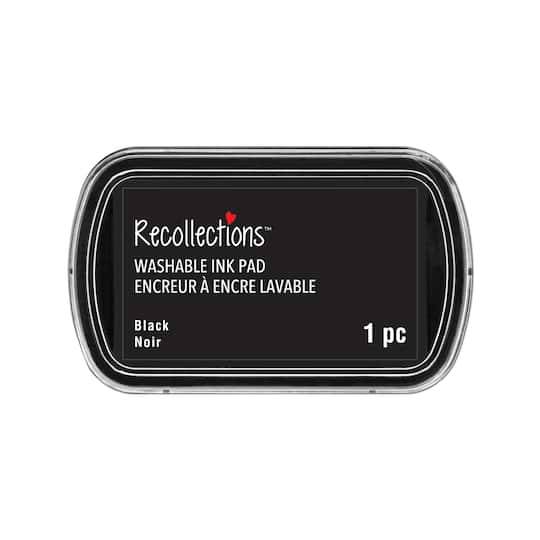 Recollections Washable Ink Pad, 2" x 3", Black