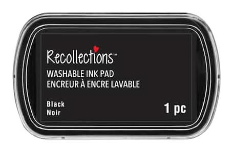 Recollections Washable Ink Pad, 2" x 3", Black