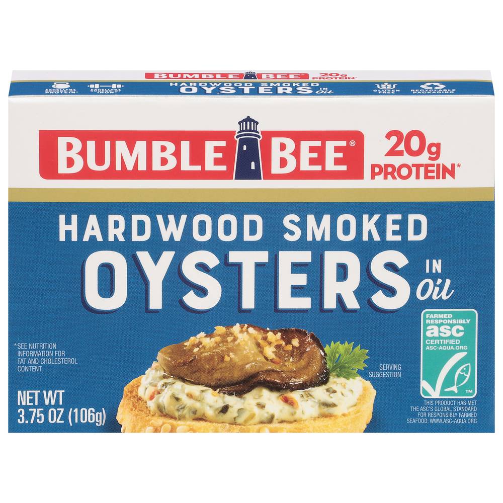 Bumble Bee Hardwood Smoked Oysters (3.75 oz)