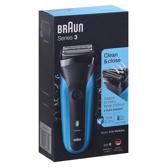 Braun Mens Wet Dry Electric Shaver Series 3 310s