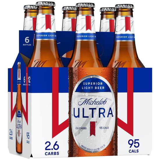 Michelob Ultra Superior Light Beer (6 ct, 12 fl oz)