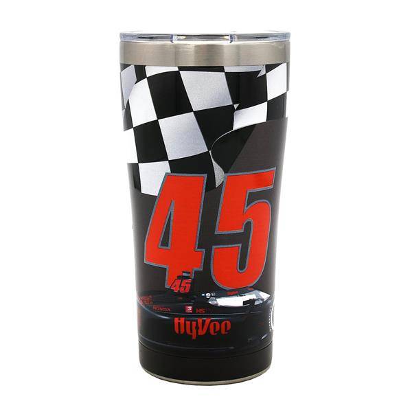 INDYCAR Series 2022 Hy-Vee Tervis Black 20 Ounce Stainless Tumbler