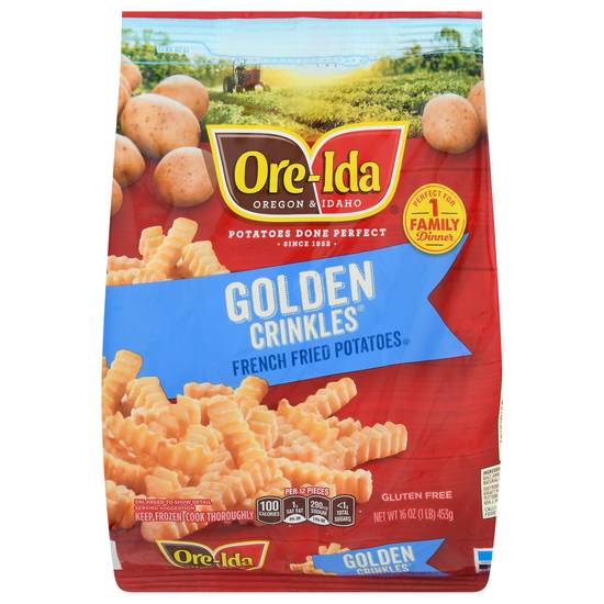 Ore-Ida Golden Crinkles French Fried Potatoes (cheesy)