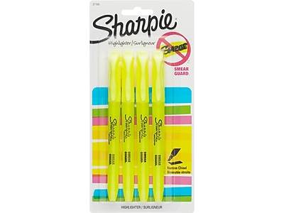 Sharpie Pocket Highlighter (4 ct) (yellow)