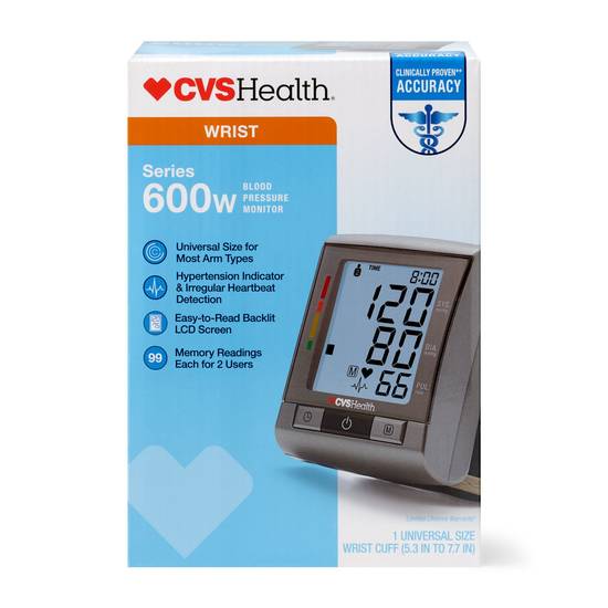 CVS Health Advanced Wrist Blood Pressure Monitor