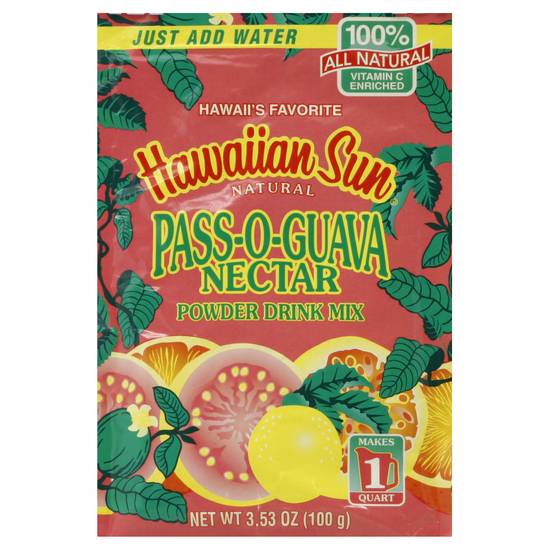 Hawaiian Sun All Natural Pass-O-Guava Nectar Powder Drink Mix (3.53 oz)