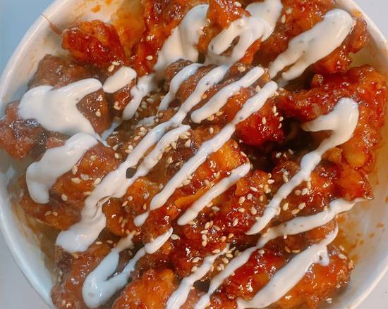 Korean Fried Chicken Bites Bowl