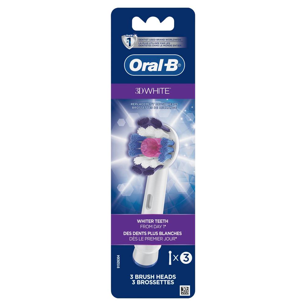 Oral-B 3D White Electric Toothbrush Replacement Brush Head