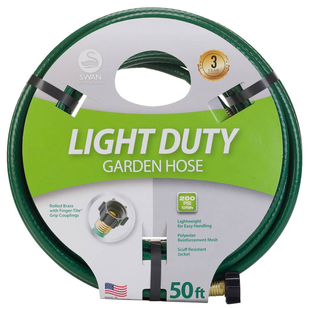 SWAN Swan Light Duty 1/2-in x 50-ft Light Vinyl Green Hose | CSNLDT12050