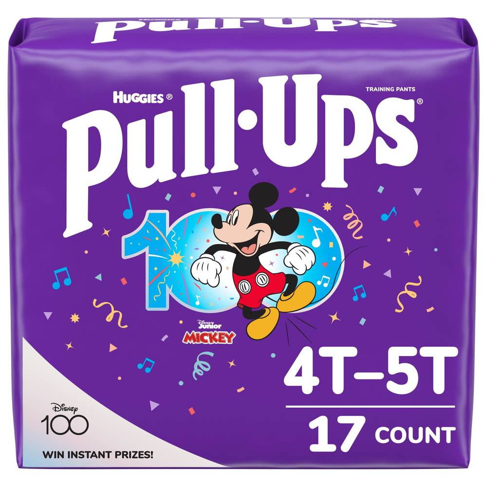 Pull-Ups Boys' Potty Training Pants Size 6, 4T-5T, 17 CT