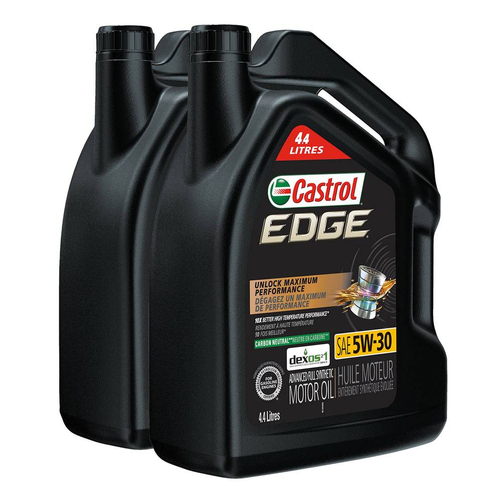 Castrol Edge Huile Moteur Pour Auto 5W30 (2 x 4.4 L) - Edge Motor Oil 5W30 (2 x 4.4 L)
