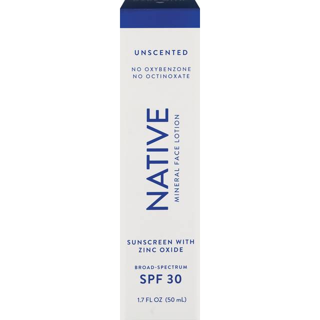 Native Unscented Min Face Ltn Spf30