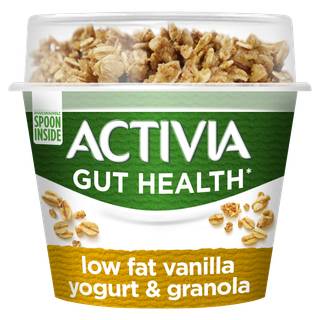 Activia Low Fat Vanilla Yogurt & Granola 165G