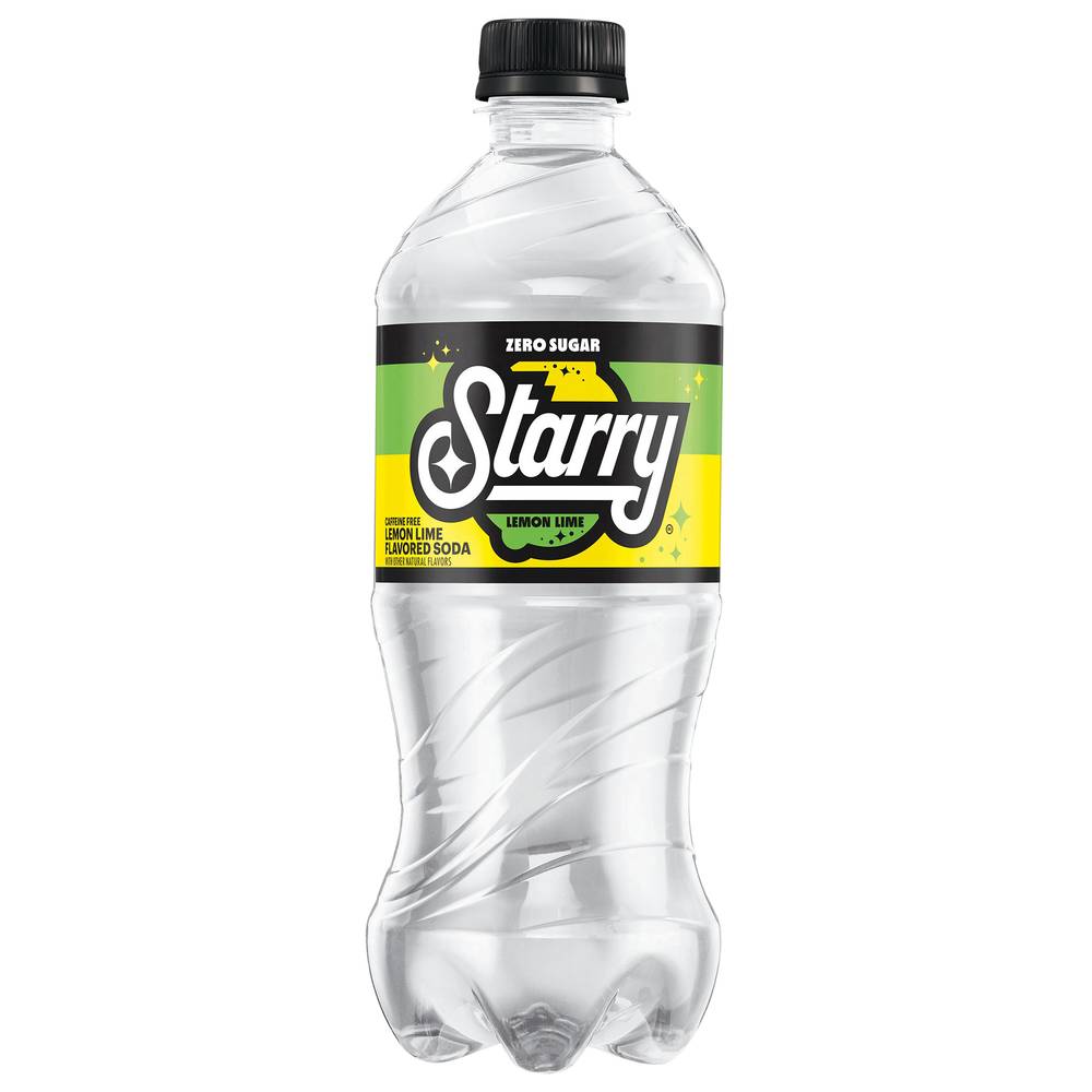 Starry Zero Sugar Soda, Lemon Lime (20 fl oz)