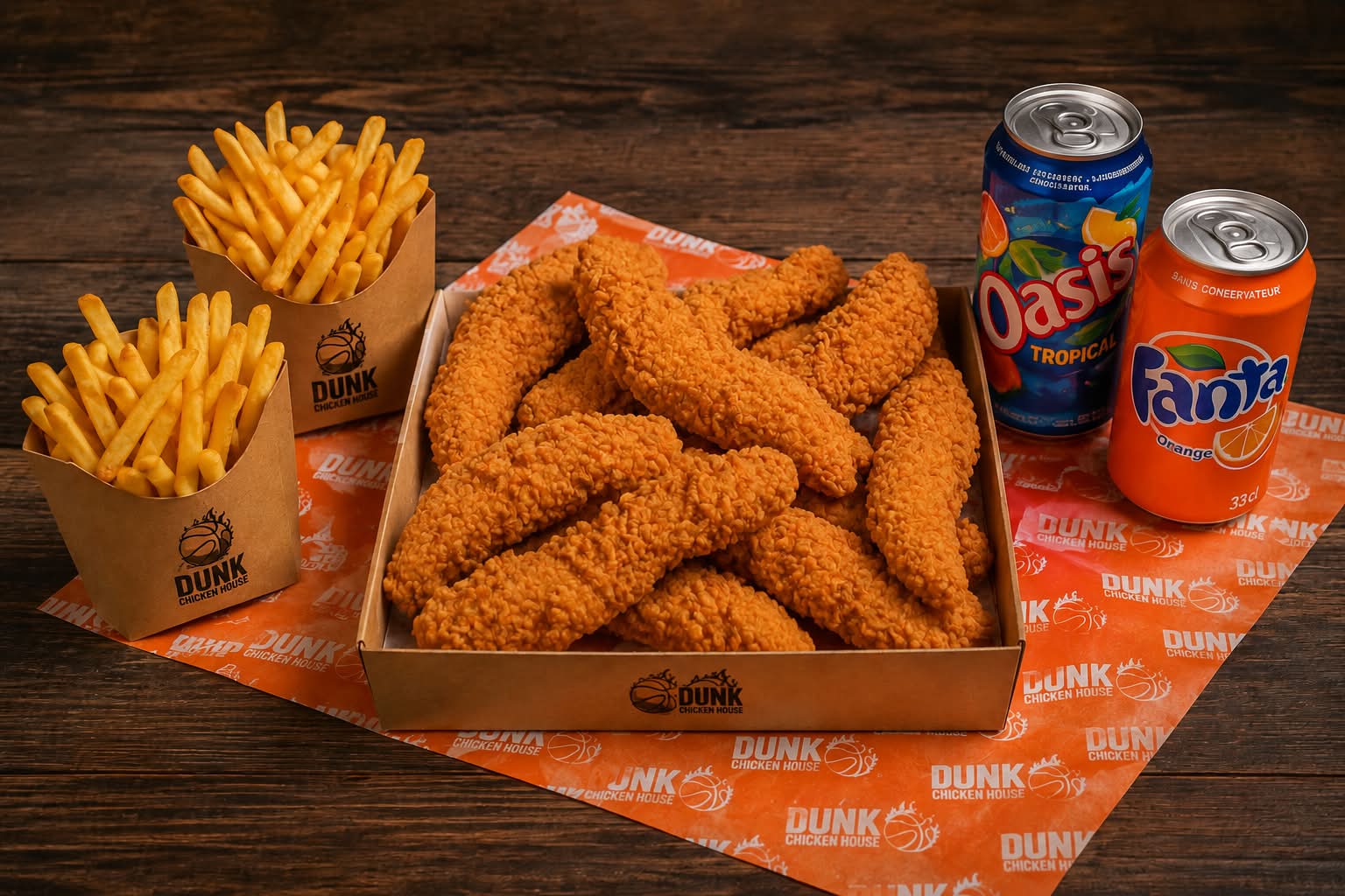 🏀 MENUS DUO DUNK TENDERS 🐓