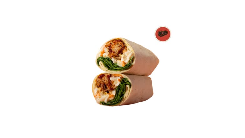 Pulled Pork & Apple Slaw Wrap