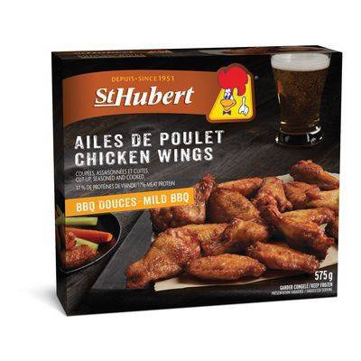 St hubert ailes de poulet bbq douces surgelées (575 g) - frozen mild bbq chicken wings (575 g)