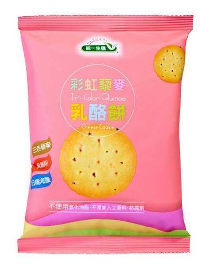 統一生機-彩虹藜麥乳酪餅(65g/包)
