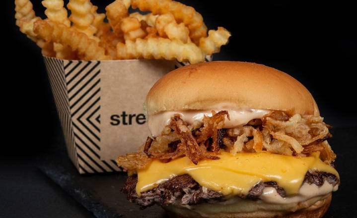 Golden Burger + Papas