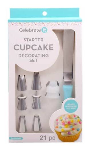 Celebrate It Cupcake Decorating Starter Set (21 ct)