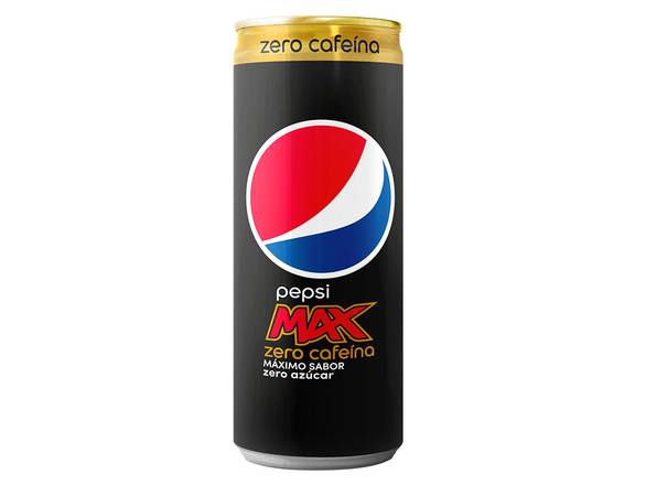 Lata Pepsi Zero Sin Cafeína
