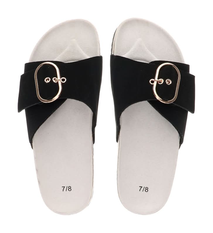 My Soft Ladies One Buckle Sandal Size 7-8, 2-pc Pack.