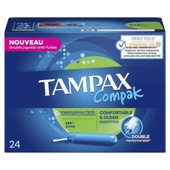 Tampax - Compak super tampons avec applicateur (female)