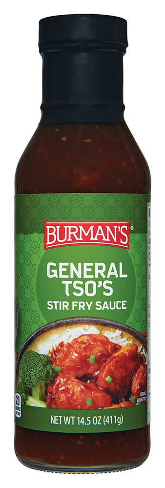 Burman's Stir Fry Sauce, General Tso's (14.5 oz)