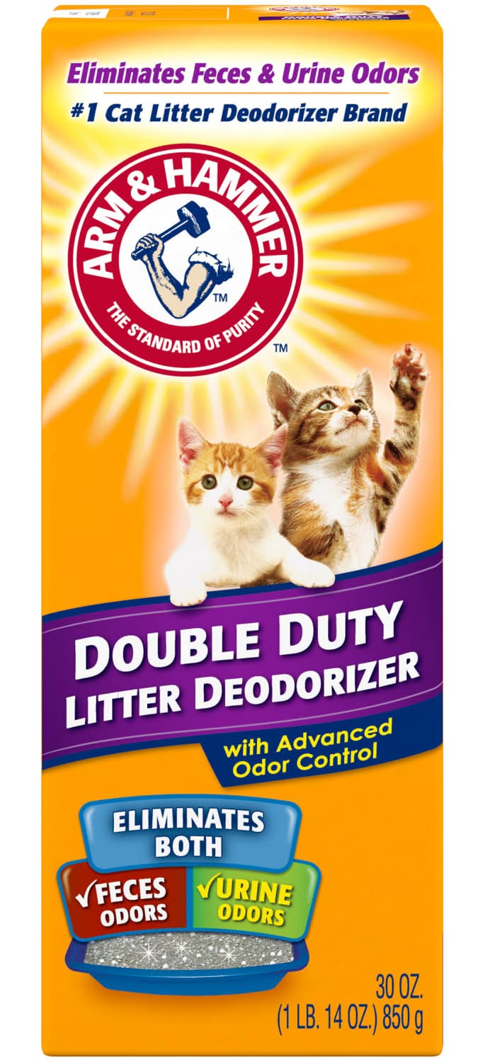 Arm & Hammer Double Duty Cat Litter Deodorizer With Advanced Odor Control (30 oz)