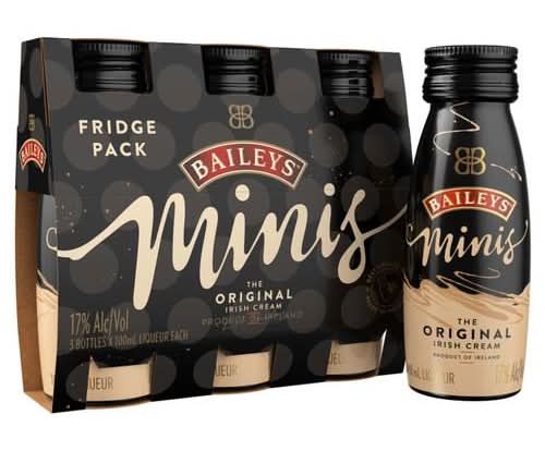Baileys Minis the Original Irish Cream Liqueur (3 x 100 ml)