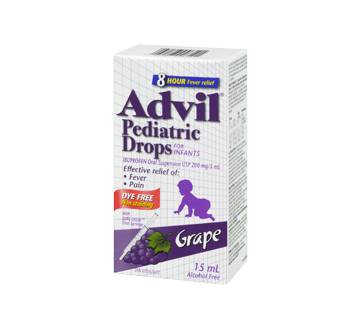 Advil Pediatric Drops For Infants Grape Liquid (15 ml)